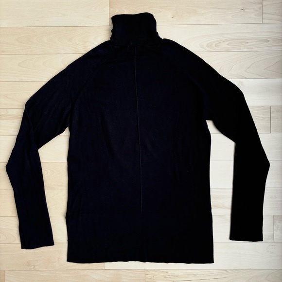 Zara Black High-Low Turtleneck Sweater - Picture 5 of 5